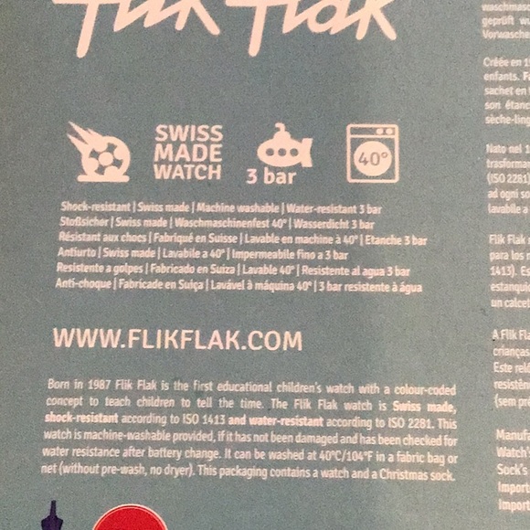 Swatch FlikFlak Holiday Gift set. Rare, includes new battery. - Picture 5 of 6